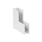 Коннектор угловой вертикальный Vitaluce VT0200026-00 20 мм 100*100 белый