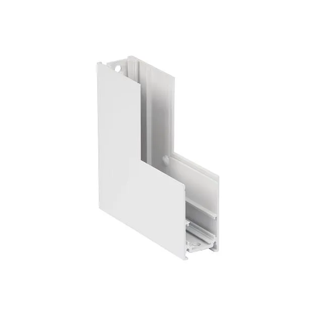 Коннектор угловой вертикальный Vitaluce VT0200026-00 20 мм 100*100 белый