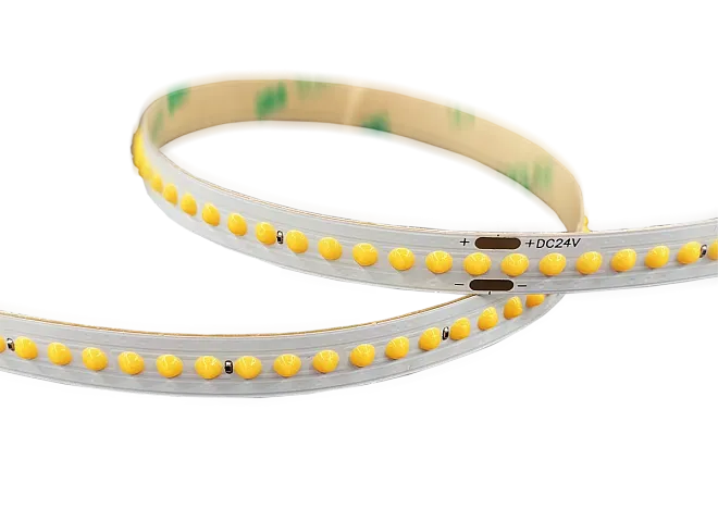 Гибкая светодиодная лента DCOB теплый 240 д/м 3000K 12W/m 1240 Lm/m DC24V CRI>85 Donolux L18372WWRA85