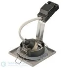 Светильник встраиваемый IP65, серебристый SLV 1001171 DOLIX OUT SQUARE GU10