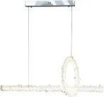 Подвесная люстра AM Group OVALE CH D1000+300