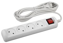 Розеточные блоки, удлинители ЭРА U-4s-3m-2x1