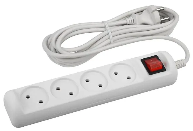 Розеточные блоки, удлинители ЭРА U-4s-3m-2x1