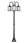 Наземный фонарь Oasis Light 27368B 10 Bl FRANKFURT I