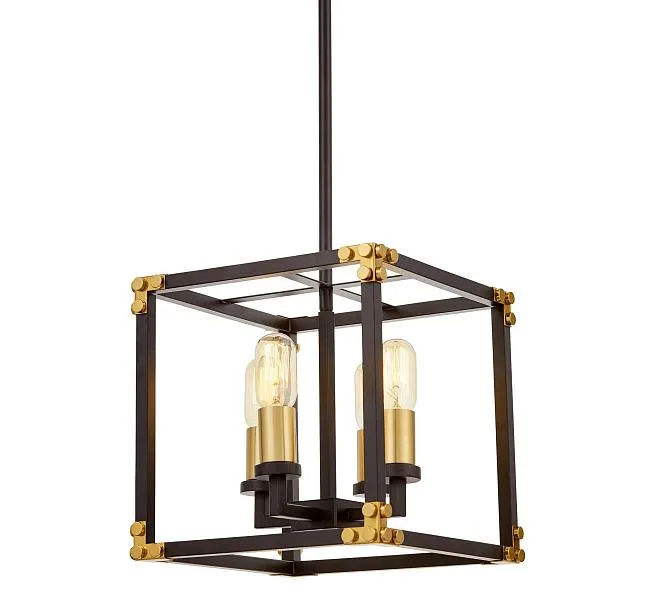 Подвесной светильник Lumina Deco LDP 1140-4 BK+MD Waldorf Подвесной светильник Lumina Deco LDP 1140-4 BK+MD Waldorf