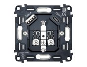 Механизм электрической розетки 2USB A+C 20W Ambrella Volt VM160 QUANT