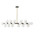 Подвесной светильник Lumina Deco  LDP 6033-24 BK+GD Marsiada