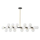 Подвесной светильник Lumina Deco  LDP 6033-24 BK+GD Marsiada