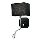 Бра Ideal Lux 124179 HOLIDAY AP2 NERO