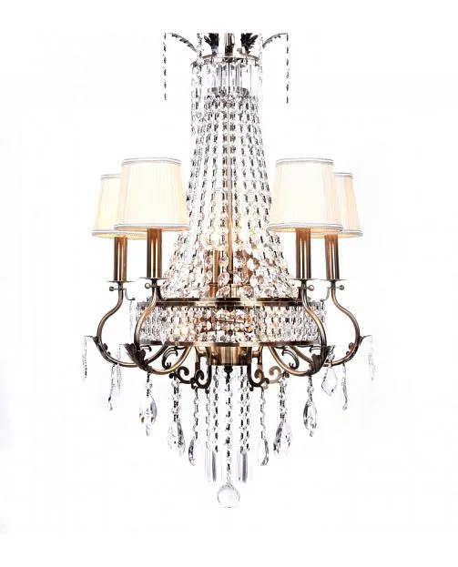 Хрустальная подвесная люстра Lumina Deco LDP 10581 MD BELLOTO