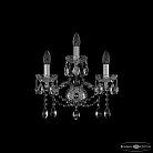 Бра хрустальный Bohemia 1413B/2+1/165 Ni