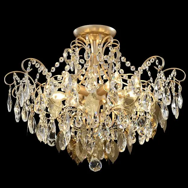 Светильник потолочный Crystal Lux ESMIRALDA PL6 GOLD Светильник потолочный Crystal Lux ESMIRALDA PL6 GOLD