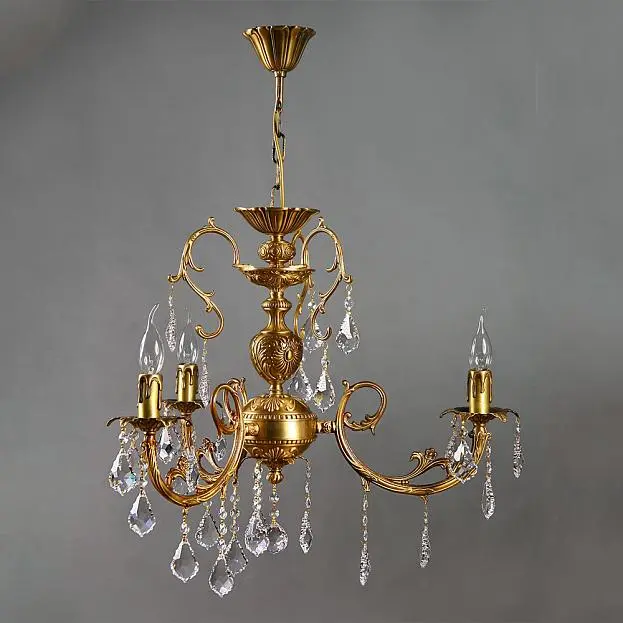 Подвесная люстра Ambiente Alicante 8888/3 AB Leaf Crystal Подвесная люстра Ambiente Alicante 8888/3 AB Leaf Crystal
