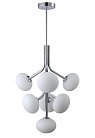 Подвесная люстра Crystal Lux ALICIA SP7 CHROME/WHITE