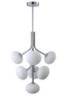 Подвесная люстра Crystal Lux ALICIA SP7 CHROME/WHITE