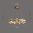 Кольцевые люстры и светильники BRANDON Размер M Lampatron 8928-25265