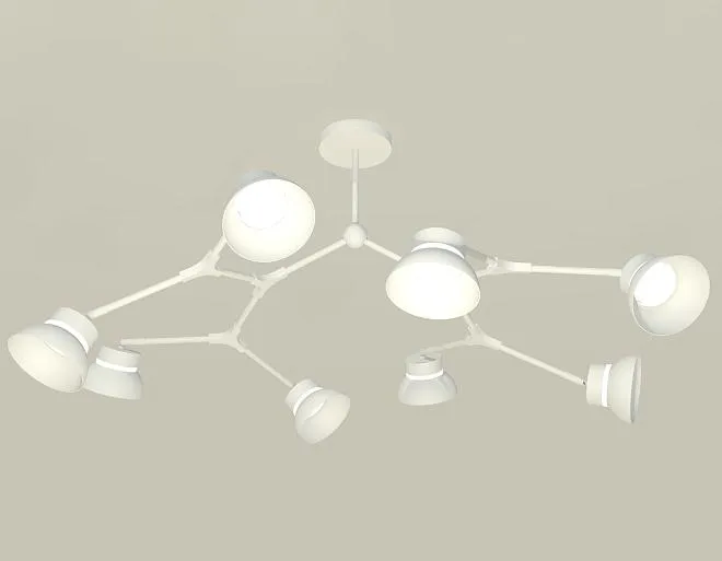 Люстра на штанге Ambrella light XB9059100/8 SWH/FR