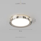 Потолочный светильник SCOTT C Модель B. Цвет хром+прозрачный Lampatron 8631-24113