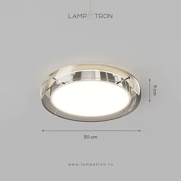Потолочный светильник SCOTT C Модель B. Цвет хром+прозрачный Lampatron 8631-24113 Потолочный светильник SCOTT C Модель B. Цвет хром+прозрачный Lampatron 8631-24113