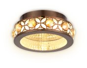 Настенно-потолочный светодиодный светильник с хрусталем Ambrella light FA9422 Ice