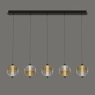 Подвесной светильник Delight Collection MD24022079-5B black/amber MD24022079