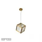 Подвесной светильник iLamp 8970-1B GLD Square
