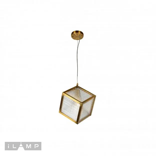 Подвесной светильник iLamp 8970-1B GLD Square