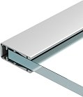 Профиль Arlight 015477 ALU-HANDRAIL-2000 FOR GLASS 17.5 2м KLUS-SHELF-GLASS