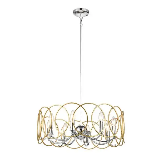Люстра на штанге Vele Luce VL4234P08 Vita Люстра на штанге Vele Luce VL4234P08 Vita