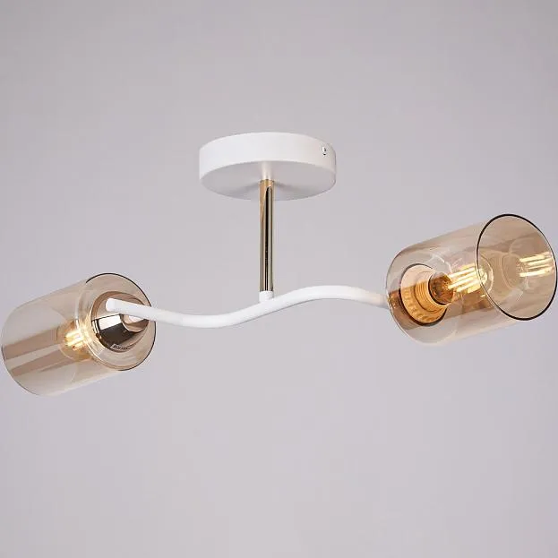 Потолочная люстра ILLUMICO IL8148-2COU-79 WH GD Bice