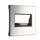 Накладка для двойной розетки Еthernet RJ-45 Werkel W1191102 (глянцевый никель) a051084