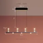 Реечный, рядный светильник DAGGRY 7 (4+3) ламп Lampatron daggry-7 8275-22555