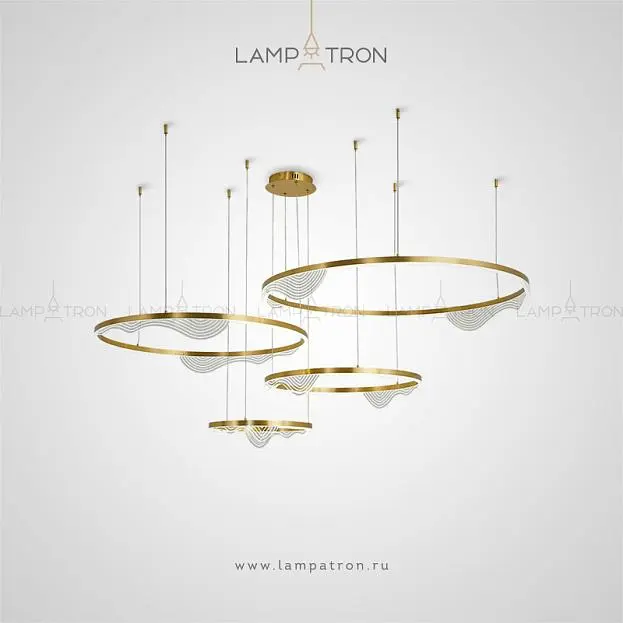 Кольцевые люстры и светильники HANNA B Lampatron 4417-11179 Кольцевые люстры и светильники HANNA B Lampatron 4417-11179