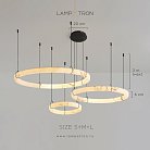 Кольцевые люстры и светильники ESTEFAN Размер Combo S+M+L Lampatron 8883-25117