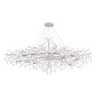 Подвесная люстра Crystal Lux REINA V2 SP12 L1500 SILVER PATINA