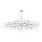 Подвесная люстра Crystal Lux REINA V2 SP12 L1500 SILVER PATINA