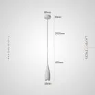 Подвесной светильник JURIS B Цвет белый матовый. Нейтральный свет Lampatron 8582-23886