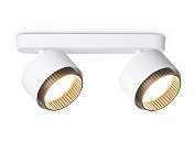 Настенно-потолочный поворотный спот Ambrella light TN71285/2 WH/BK