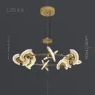 Кольцевые люстры и светильники PHOENIX CH 8 ламп Lampatron 6114-16412