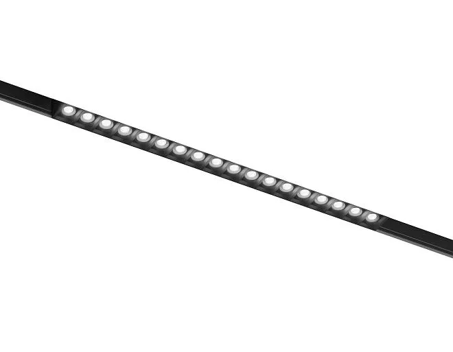 Трековый светильник черный IP20 18W 3CCT 3000-6000K SMART 48V 24° 328*22*25 Ambrella light GL4505 BK track system