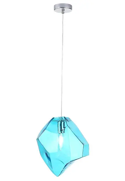 Подвесной светильник Crystal Lux NUESTRO SP1 CHROME/BLUE Подвесной светильник Crystal Lux NUESTRO SP1 CHROME/BLUE