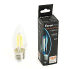 Лампа светодиодная Свеча E27 1000LM 6W 175-265V 6400K Feron 51240 LB-1206