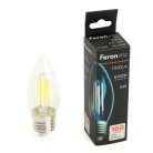 Лампа светодиодная Свеча E27 1000LM 6W 175-265V 6400K Feron 51240 LB-1206