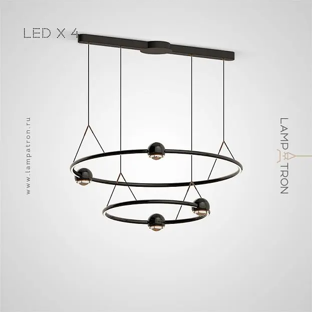 Кольцевые люстры и светильники OCTAVIUS 4 лампы Lampatron 7507-20907 Кольцевые люстры и светильники OCTAVIUS 4 лампы Lampatron 7507-20907