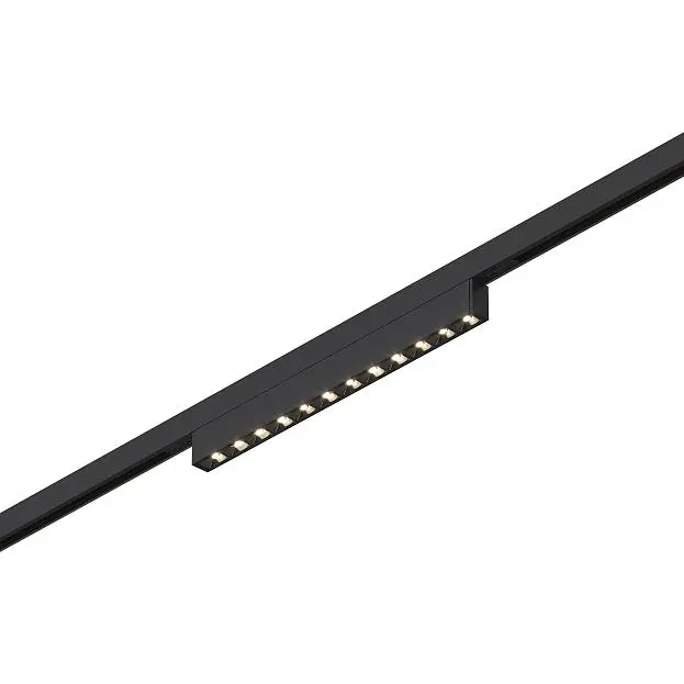 Магнитный трековый светильник Черный LED 24V ST Luce ST666.446.10 SUPER5 Магнитный трековый светильник Черный LED 24V ST Luce ST666.446.10 SUPER5
