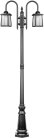Наземный фонарь Oasis Light 27369A 10 Bl FRANKFURT I