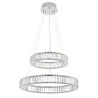 Люстра хрустальная с пультом Хром LED Citilux CL338261 Чезаре