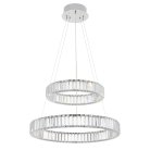 Люстра хрустальная с пультом Хром LED Citilux CL338261 Чезаре