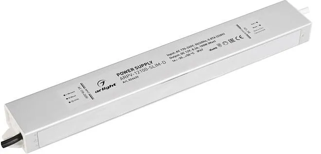 Блок питания для светодиодной ленты Arlight 026433 ARPV-SLIM Блок питания для светодиодной ленты Arlight 026433 ARPV-SLIM