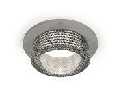 Комплект встраиваемого светильника с композитным хрусталем Ambrella light XC6514040 Techno